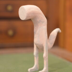Flachkopf Zweibein Wurm Figurine (unikat)