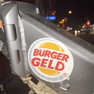 Bürger Geld Sticker (3er Pack)