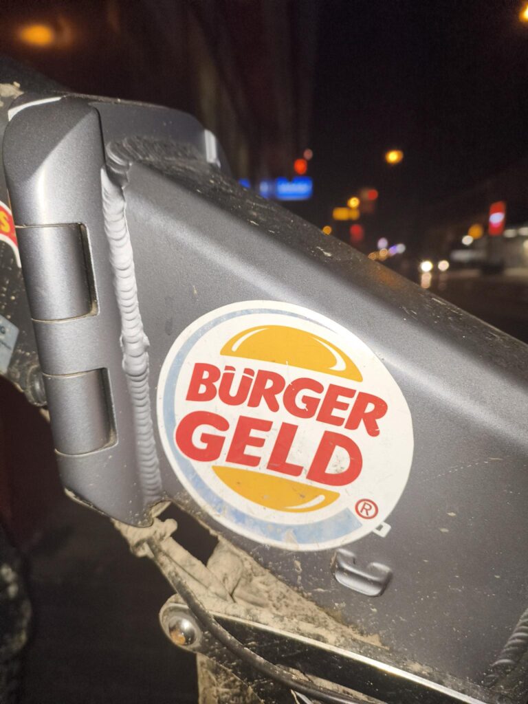 Bürger Geld Sticker (3er Pack)